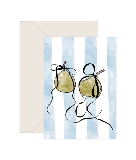 The Perfect Pear - Greeting Card