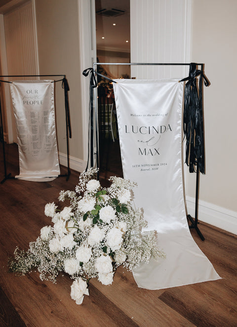 Blossie Satin Signage Fabric Signage Sydney Australia